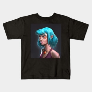 ELF BLUE Kids T-Shirt